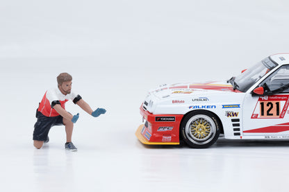 1:18 Figur Race Crew Pit Stop Mechaniker Figuren American Diorama 19001 #1