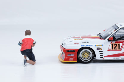 1:18 Figur Race Crew Pit Stop Mechaniker Figuren American Diorama 19001 #1