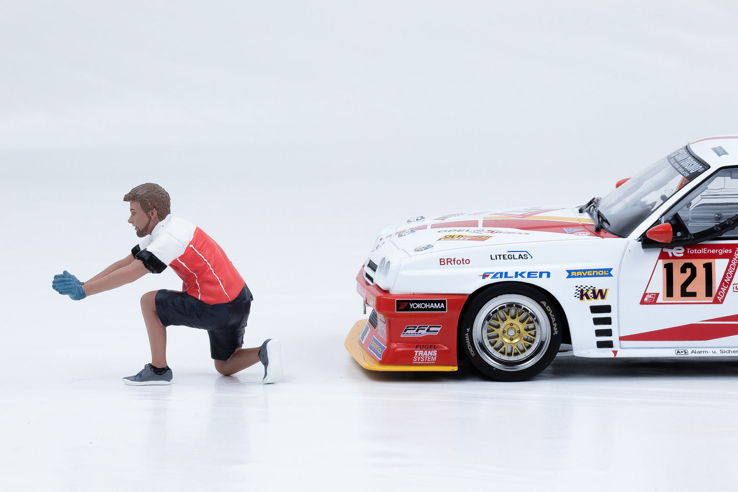 1:18 Figur Race Crew Pit Stop Mechaniker Figuren American Diorama 19001 #1