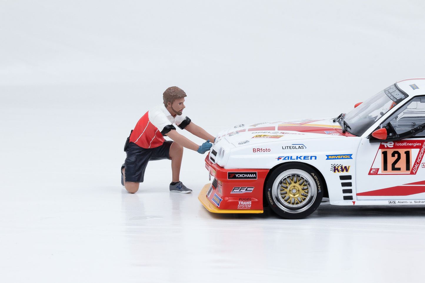 1:18 Figur Race Crew Pit Stop Mechaniker Figuren American Diorama 19001 #1