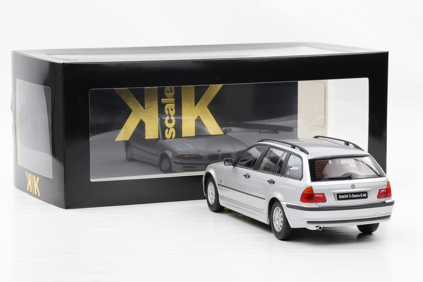 1:18 KK-Scale BMW 3er Serie E46 Touring 1999 silber diecast KKDC181461