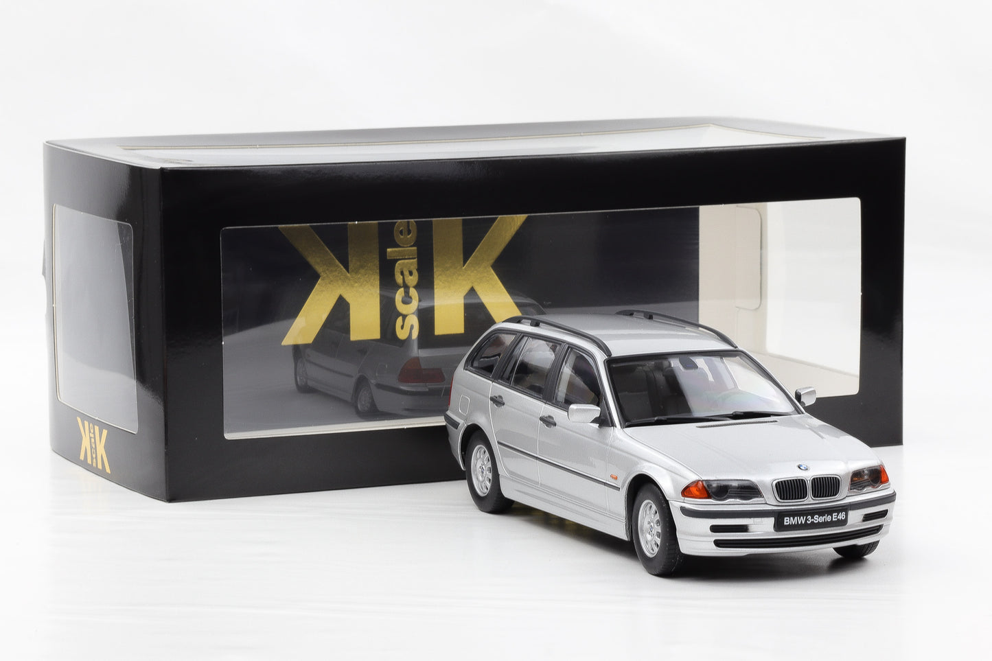 1:18 KK-Scale BMW 3er Serie E46 Touring 1999 silber diecast KKDC181461