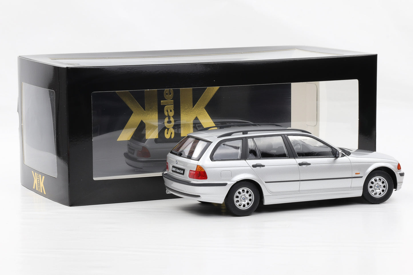 1:18 KK-Scale BMW 3er Serie E46 Touring 1999 silber diecast KKDC181461