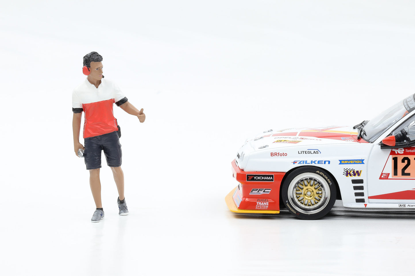 1:18 Figur Race Crew Pit Stop Mechaniker Figuren American Diorama 19002 #2