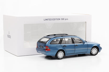 1:18 Mercedes-Benz C200 T-Modell Kombi S202 1997 Aquamarin-metallic Norev limited