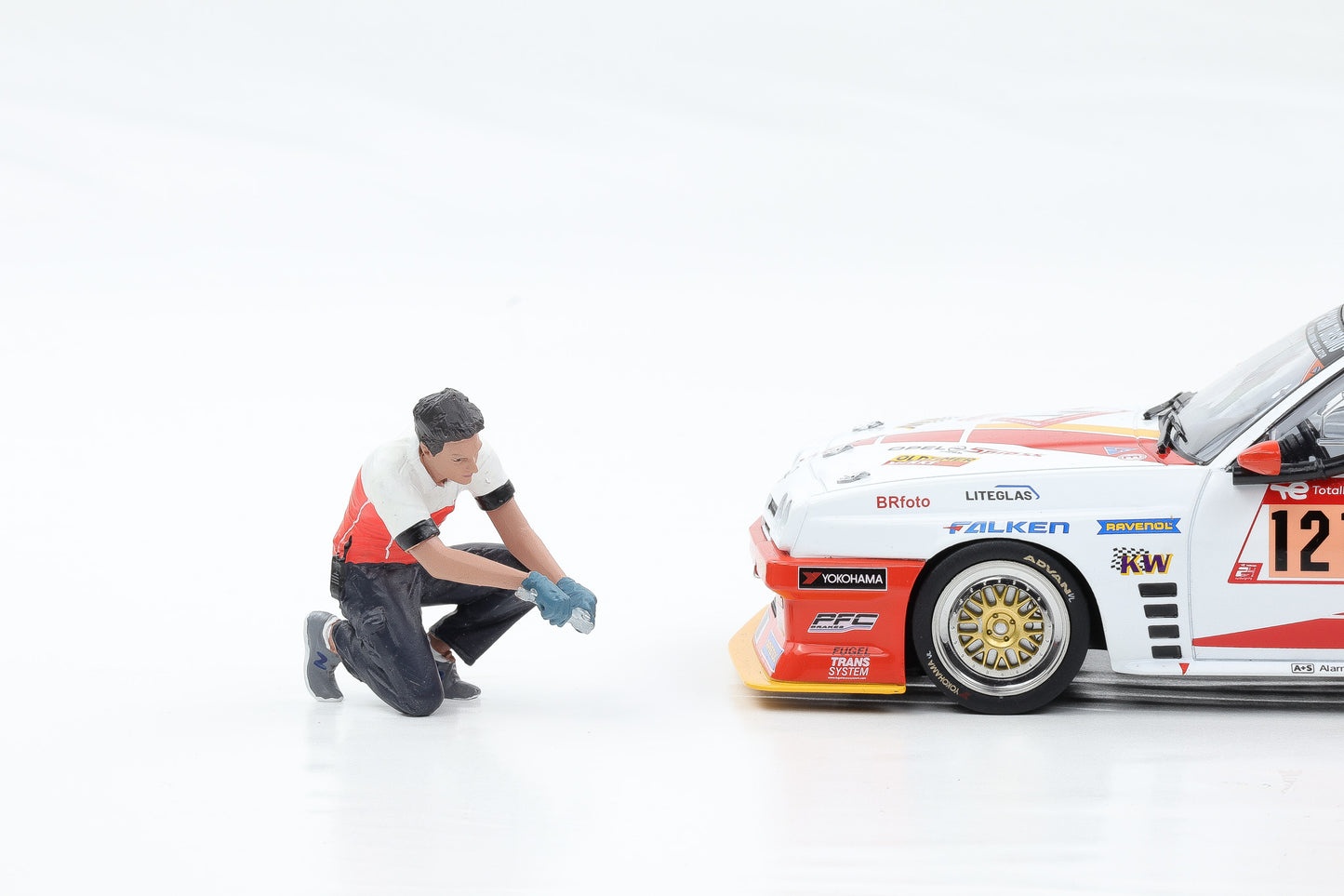 1:18 Figur Race Crew Pit Stop Mechaniker Figuren American Diorama 19005 #5