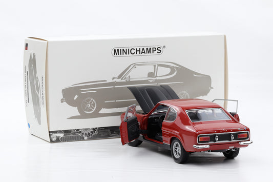 1:18 Minichamps Ford Capri MKI RS 2600 Red / black 1970 opening 150 089076
