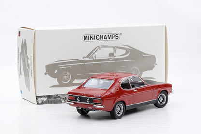 1:18 Minichamps Ford Capri MKI RS 2600 Red / black 1970 opening 150 089076