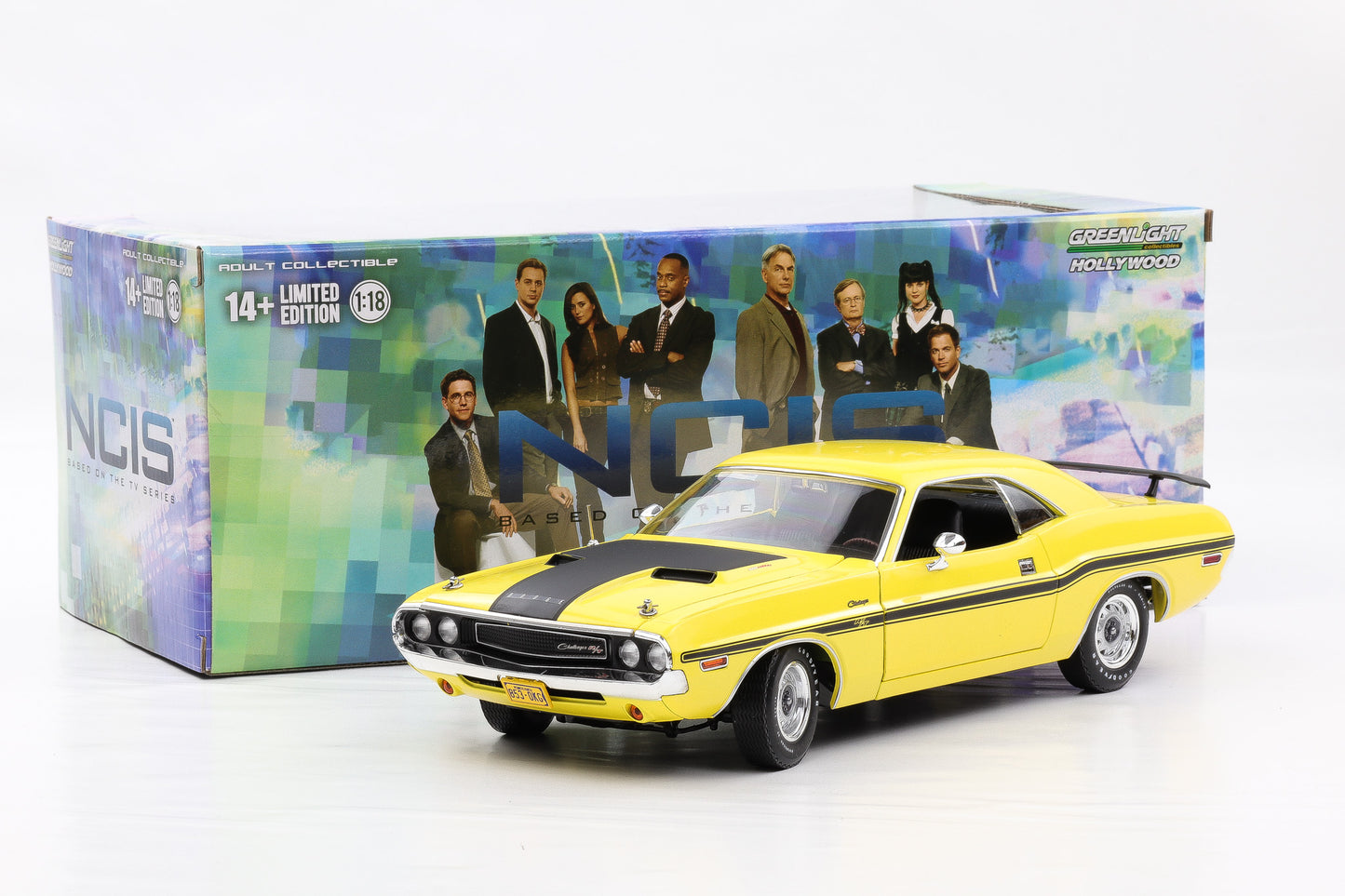 1:18 Greenlight Dodge Challenger R/T 1970 NCIS Movie Hollywood diecast