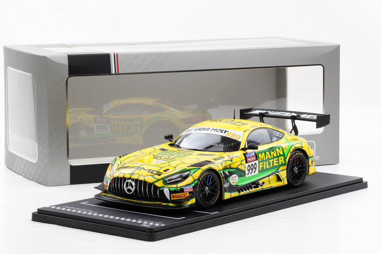 1:18 IXO Mercedes-AMG GT3 Evo #999 Mamba MANN 3rd 12h Bathurst 2023
