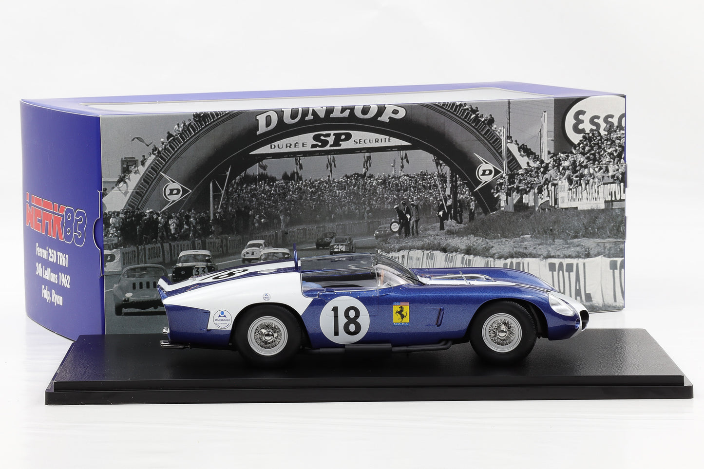 1:18 Werk83 Ferrari 250 TR61 #18 24H LeMans 1962 John Fulp Peter Ryan