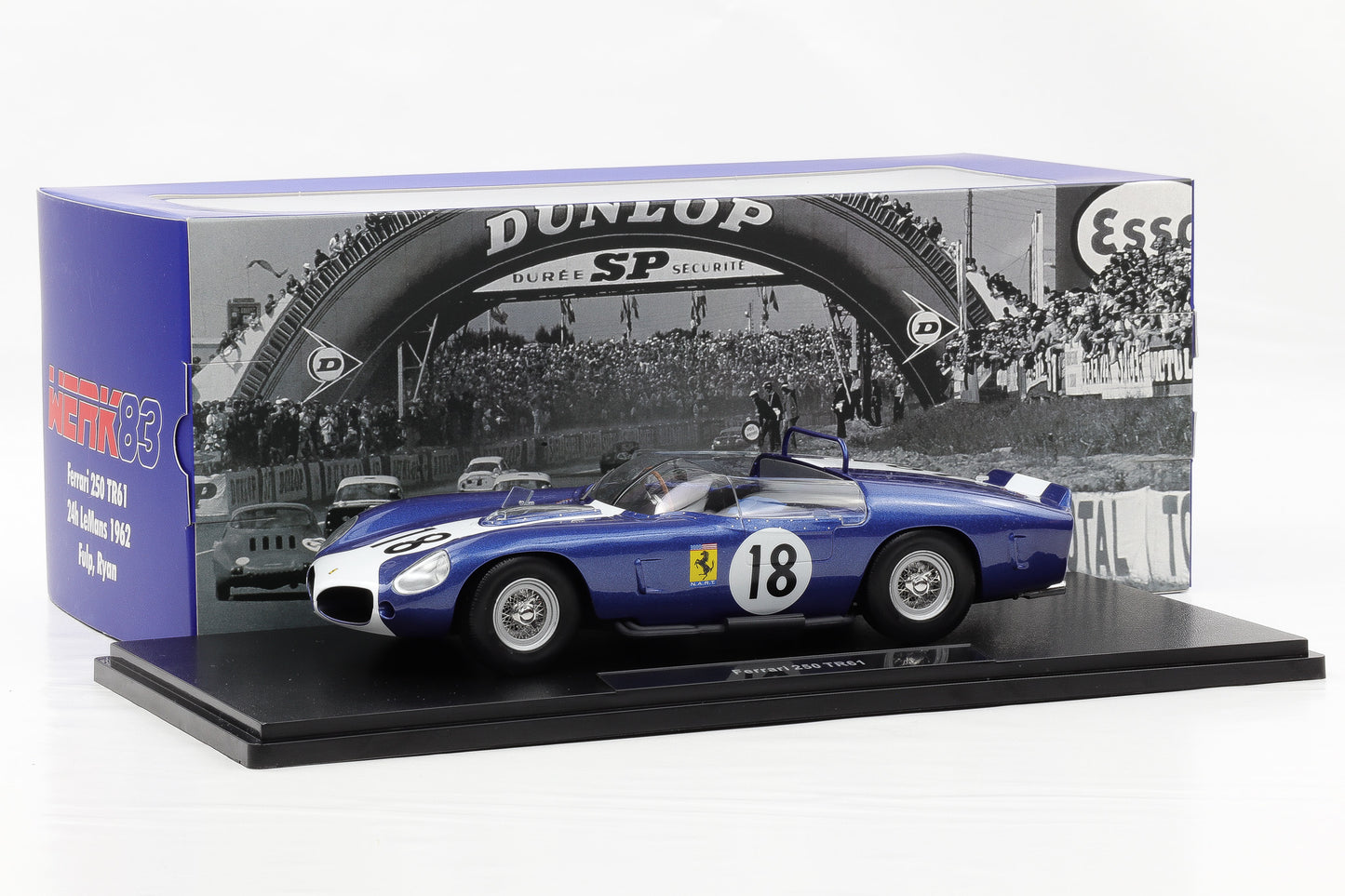 1:18 Werk83 Ferrari 250 TR61 #18 24H LeMans 1962 John Fulp Peter Ryan
