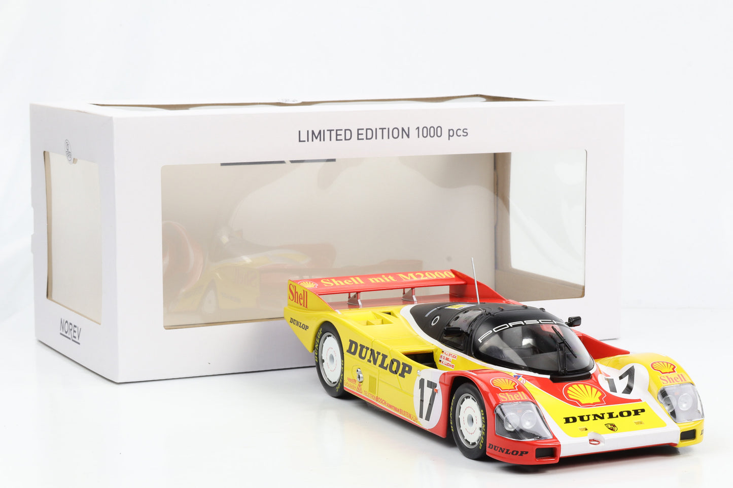 1:18 Porsche 962 C #17 24H le Mans 1988 Shell Ludwig Stuck Bell 1:18 Norev