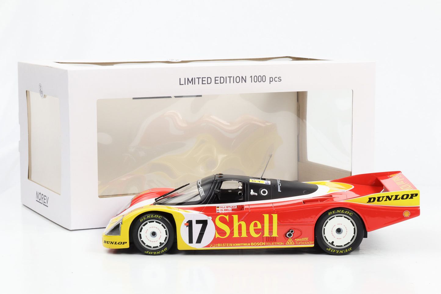 1:18 Porsche 962 C #17 24H le Mans 1988 Shell Ludwig Stuck Bell 1:18 Norev