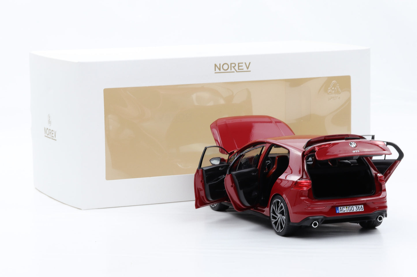 1:18 Norev Golf 8 VIII GTI VW Volkswagen tornadorot 2021 full opening 188595