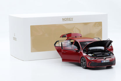 1:18 Norev Golf 8 VIII GTI VW Volkswagen tornadorot 2021 full opening 188595