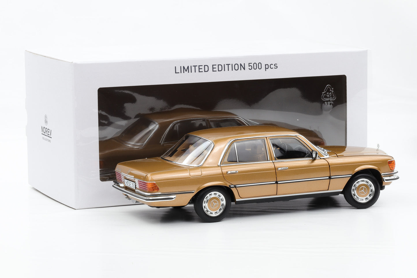 1:18 Norev Mercedes-Benz 350 SE W116 1973 gold metallic limited 183970
