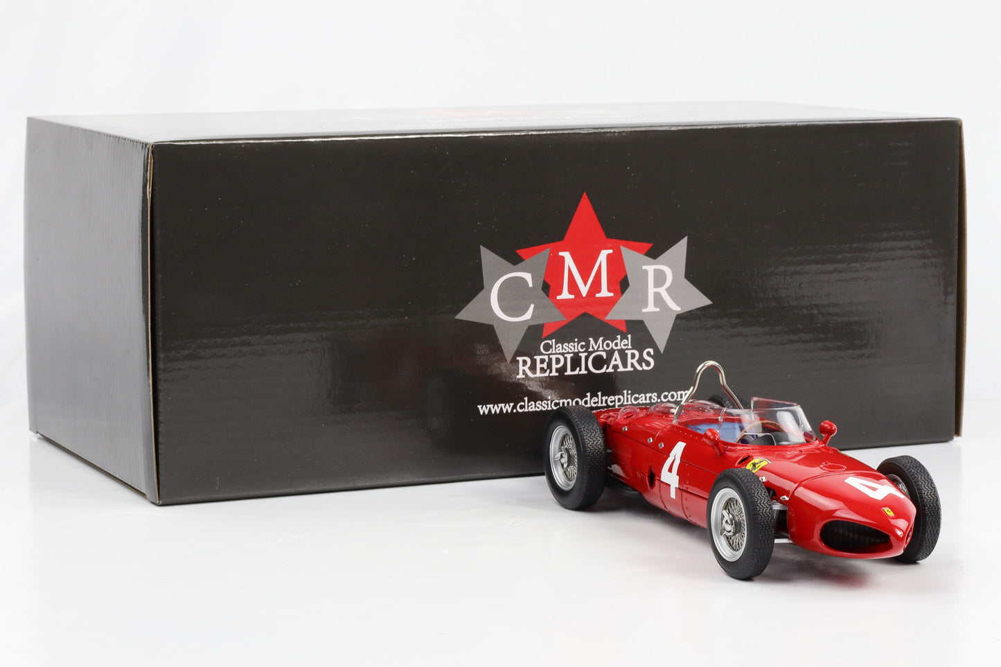 1:18 Ferrari 156 Sharknose #4 Sieger British GP F1 Graf B. von Trips CMR 168