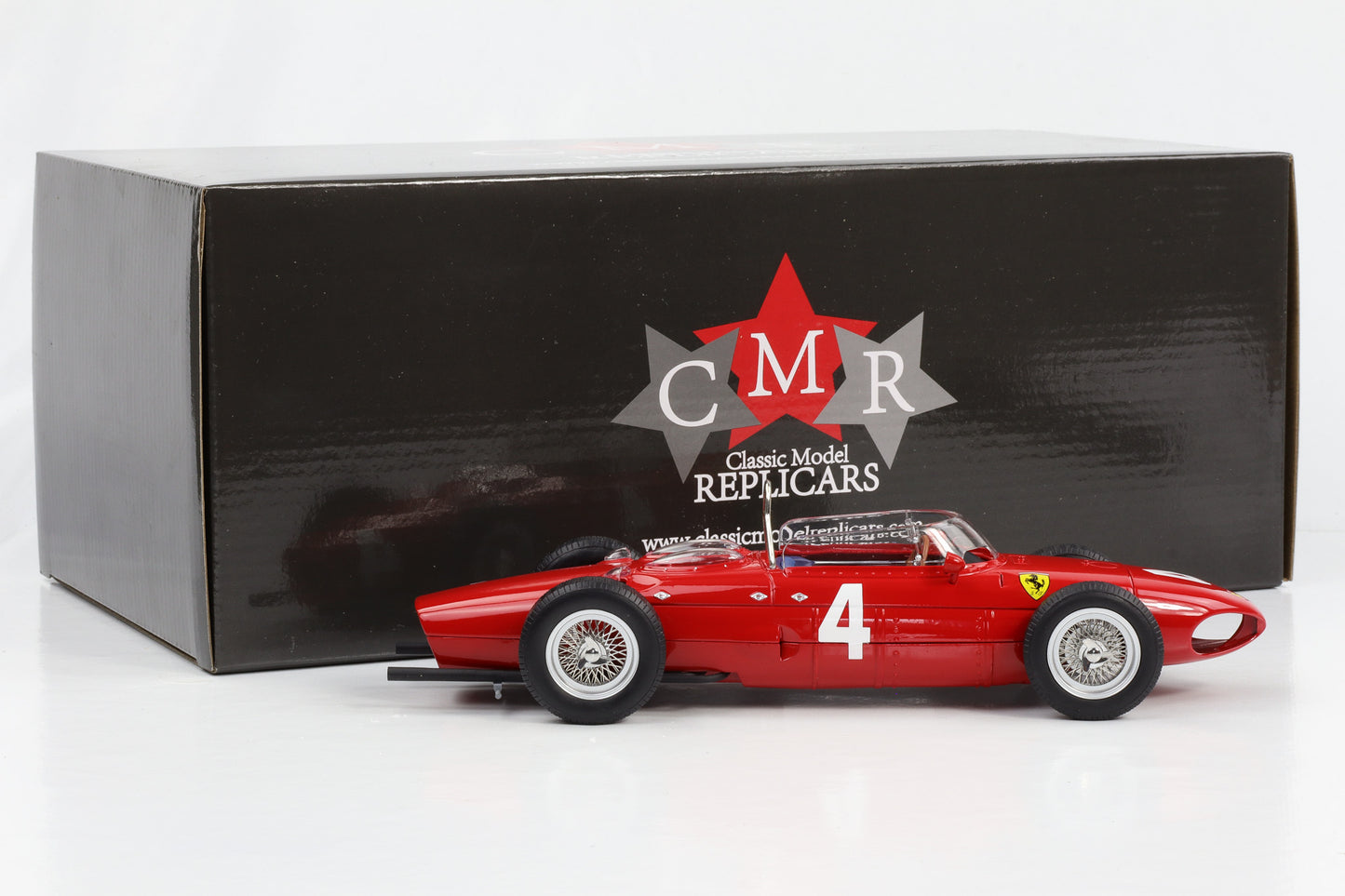 1:18 Ferrari 156 Sharknose #4 Sieger British GP F1 Graf B. von Trips CMR 168