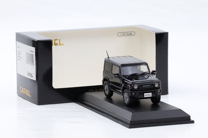 1:43 Carnel by Kyosho Suzuki Jimny XC JB74W 2018 Bluish Black Pearl