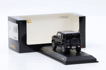 1:43 Carnel by Kyosho Suzuki Jimny XC JB74W 2018 Bluish Black Pearl