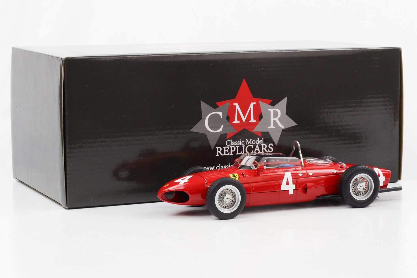 1:18 Ferrari 156 Sharknose #4 Sieger British GP F1 Graf B. von Trips CMR 168