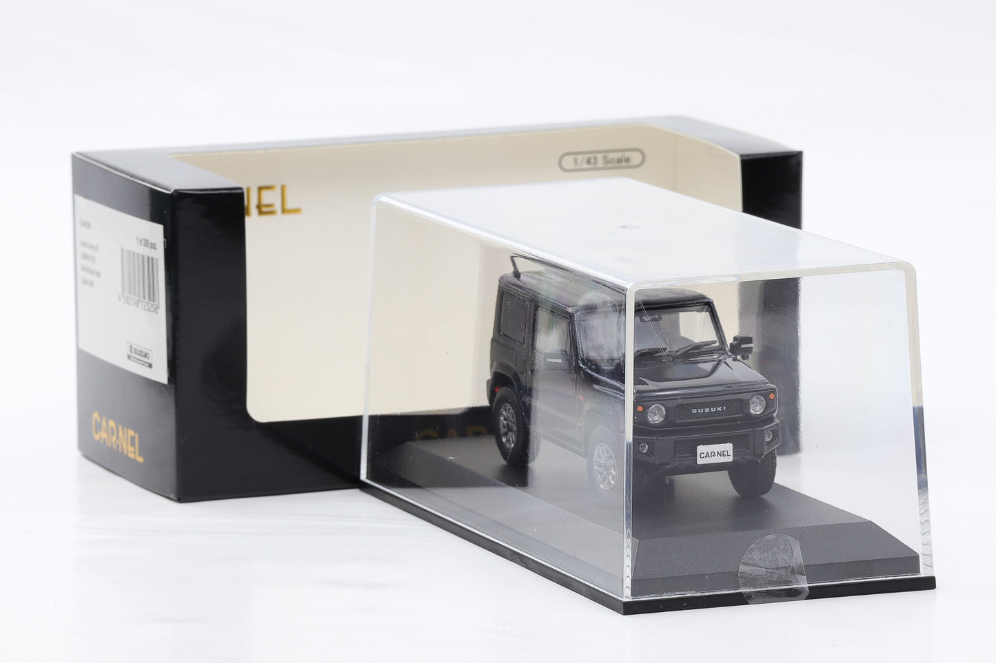 1:43 Carnel by Kyosho Suzuki Jimny XC JB74W 2018 Bluish Black Pearl