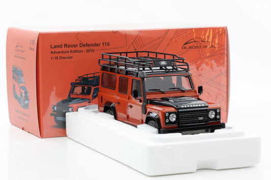 1:18 Almost Real Land Rover 110 Defender Adventure Edition 2015 Phoenix orange 810301 OVP