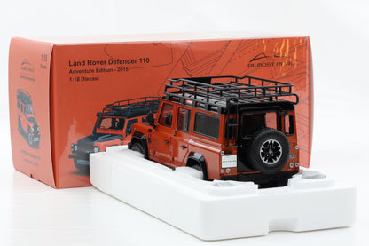 1:18 Almost Real Land Rover 110 Defender Adventure Edition 2015 Phoenix orange 810301 OVP