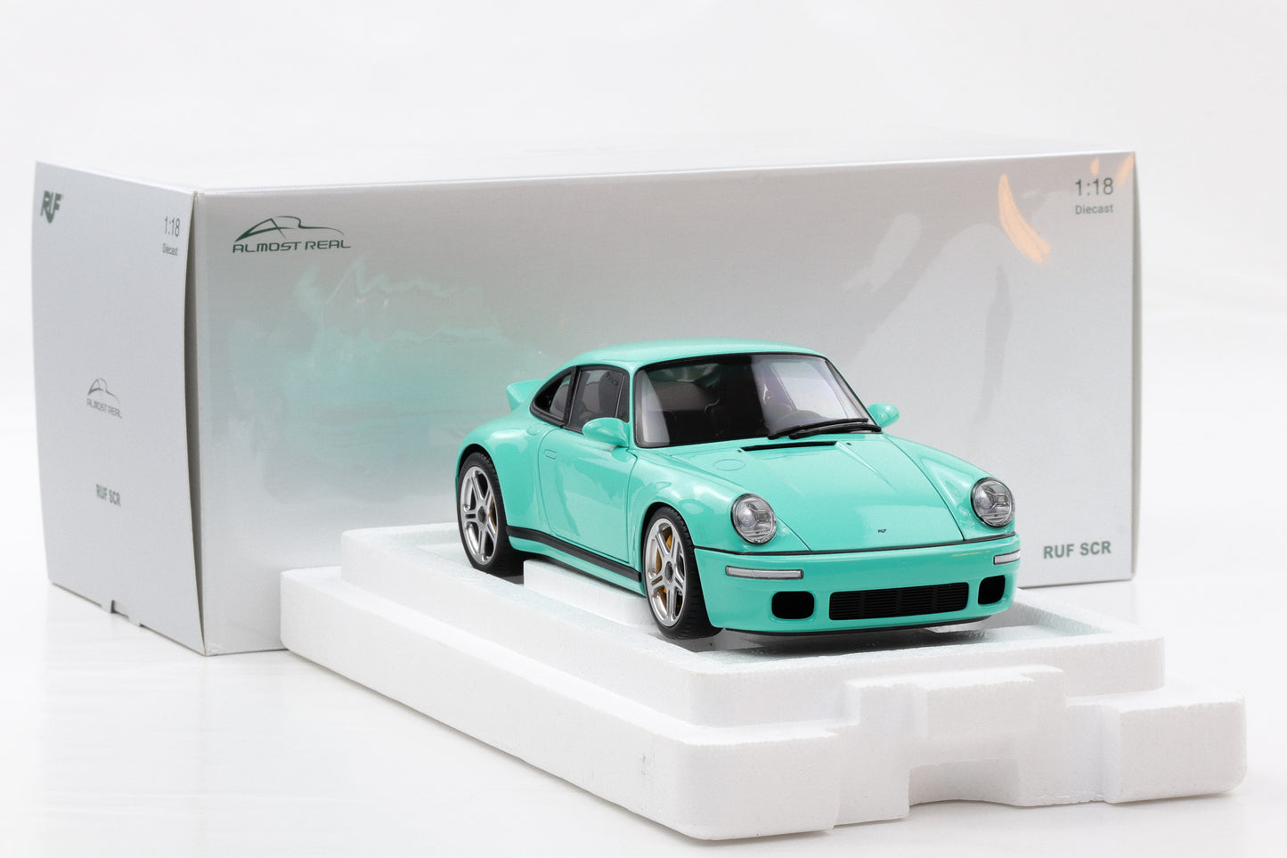 1:18 Almost Real Porsche 911 964 RUF SCR Coupe Mint Green ALM880206 OVP
