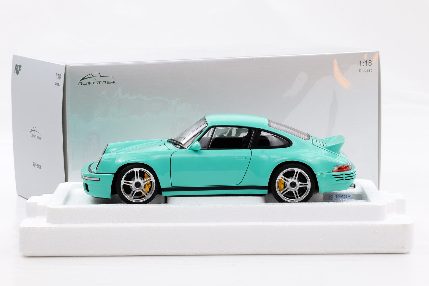 1:18 Almost Real Porsche 911 964 RUF SCR Coupe Mint Green ALM880206 OVP