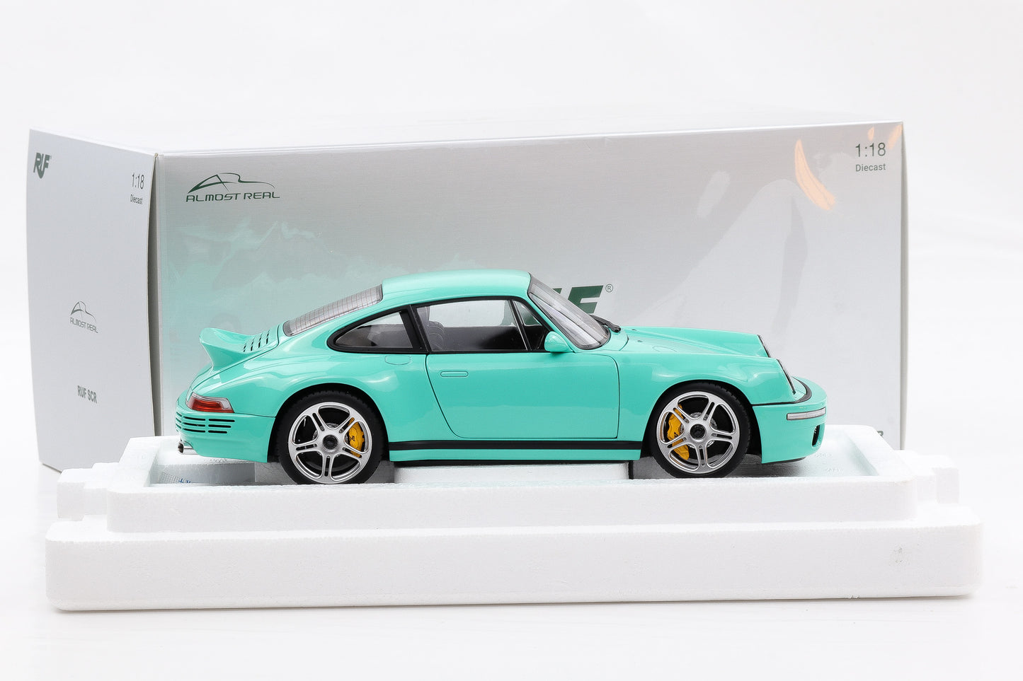 1:18 Almost Real Porsche 911 964 RUF SCR Coupe Mint Green ALM880206 OVP