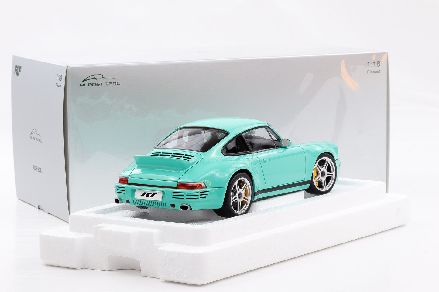 1:18 Almost Real Porsche 911 964 RUF SCR Coupe Mint Green ALM880206 OVP