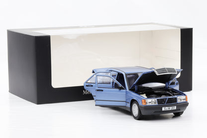 1:18 Norev Mercedes-Benz 190E W201 diamond blue 1984 Dealer B66040661