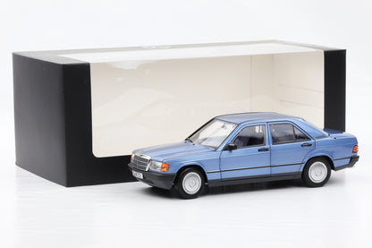 1:18 Norev Mercedes-Benz 190E W201 diamond blue 1984 Dealer B66040661