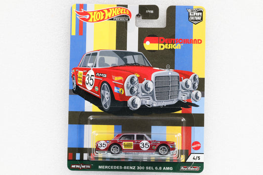 1:64 Hot Wheels Premium Mercedes-Benz 300 SEL 6.8 AMG Car Culture Deutschland Design