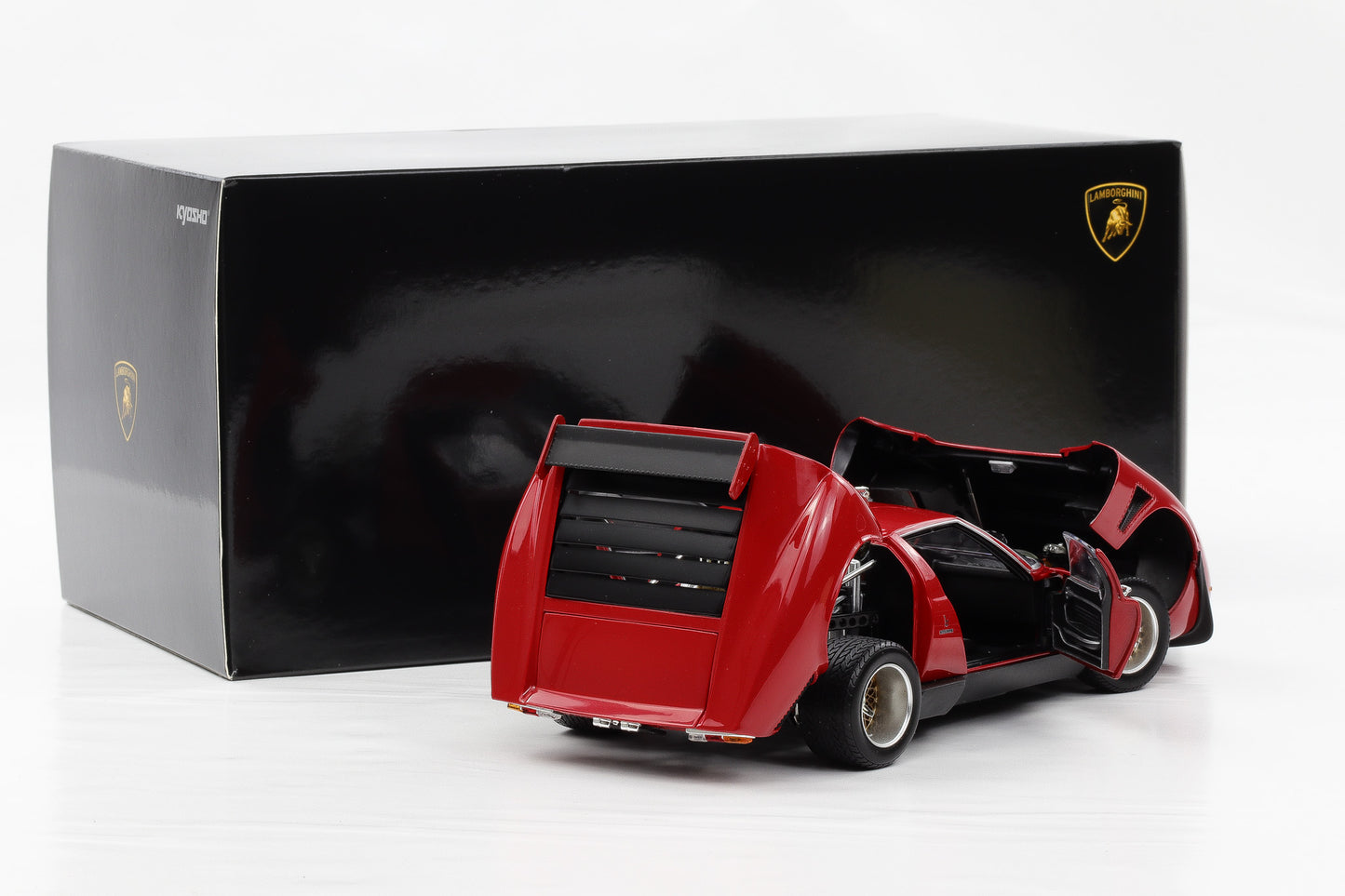 1:18 Kyosho Lamborghini Miura SVR Red Black R full opening 08319R