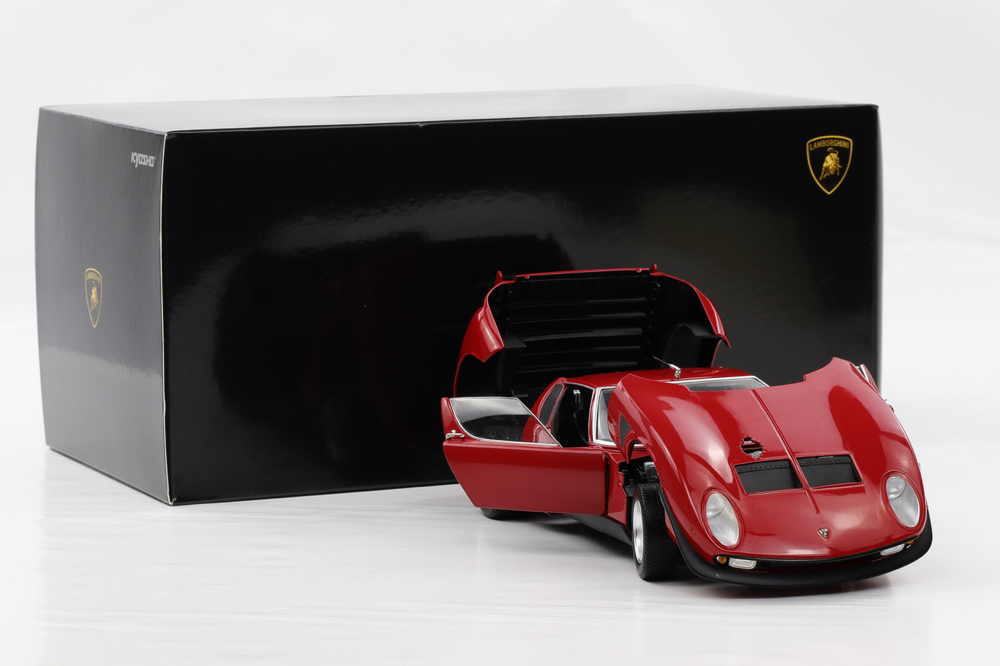 1:18 Kyosho Lamborghini Miura SVR Red Black R full opening 08319R