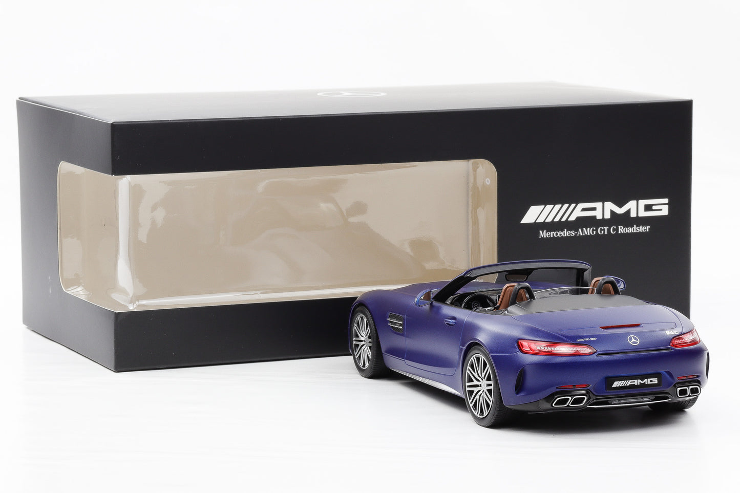 1:18 Norev Mercedes-Benz AMG GT C Roadster R190 brilliantblau magno 2017 Dealer