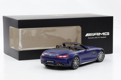1:18 Norev Mercedes-Benz AMG GT C Roadster R190 brilliantblau magno 2017 Dealer