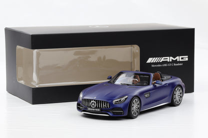 1:18 Norev Mercedes-Benz AMG GT C Roadster R190 brilliantblau magno 2017 Dealer