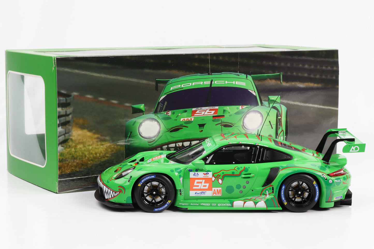 Porsche 911 RSR-19 #56 24h Le Mans 2023 REXY Project 1-AO 1:18 IXO 