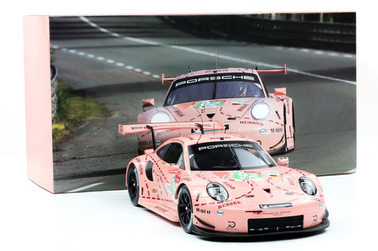1:12 IXO Porsche 911 991 RSR #92 Sieger LMGTE-Pro 24h LeMans 2018 Pink Pig