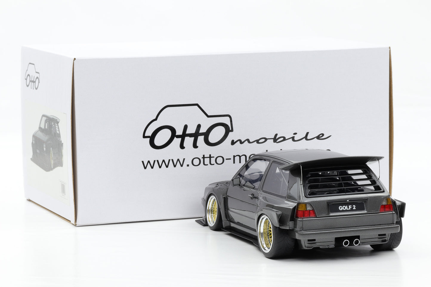 1:18 OTTOmobile VW Volkswagen Golf II GTi Khyzyl Saleem Ascot grey OT476