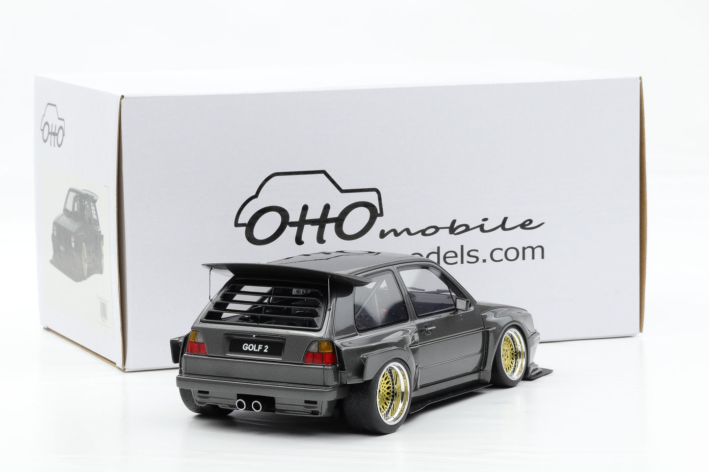 1:18 OTTOmobile VW Volkswagen Golf II GTi Khyzyl Saleem Ascot grey OT476