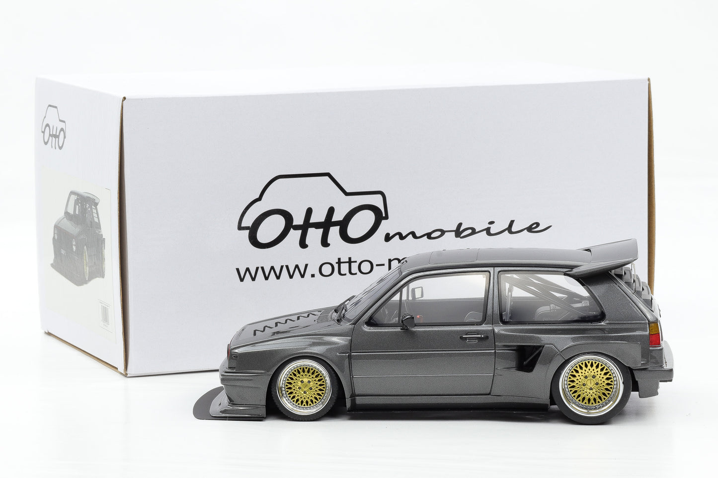 1:18 OTTOmobile VW Volkswagen Golf II GTi Khyzyl Saleem Ascot grey OT476