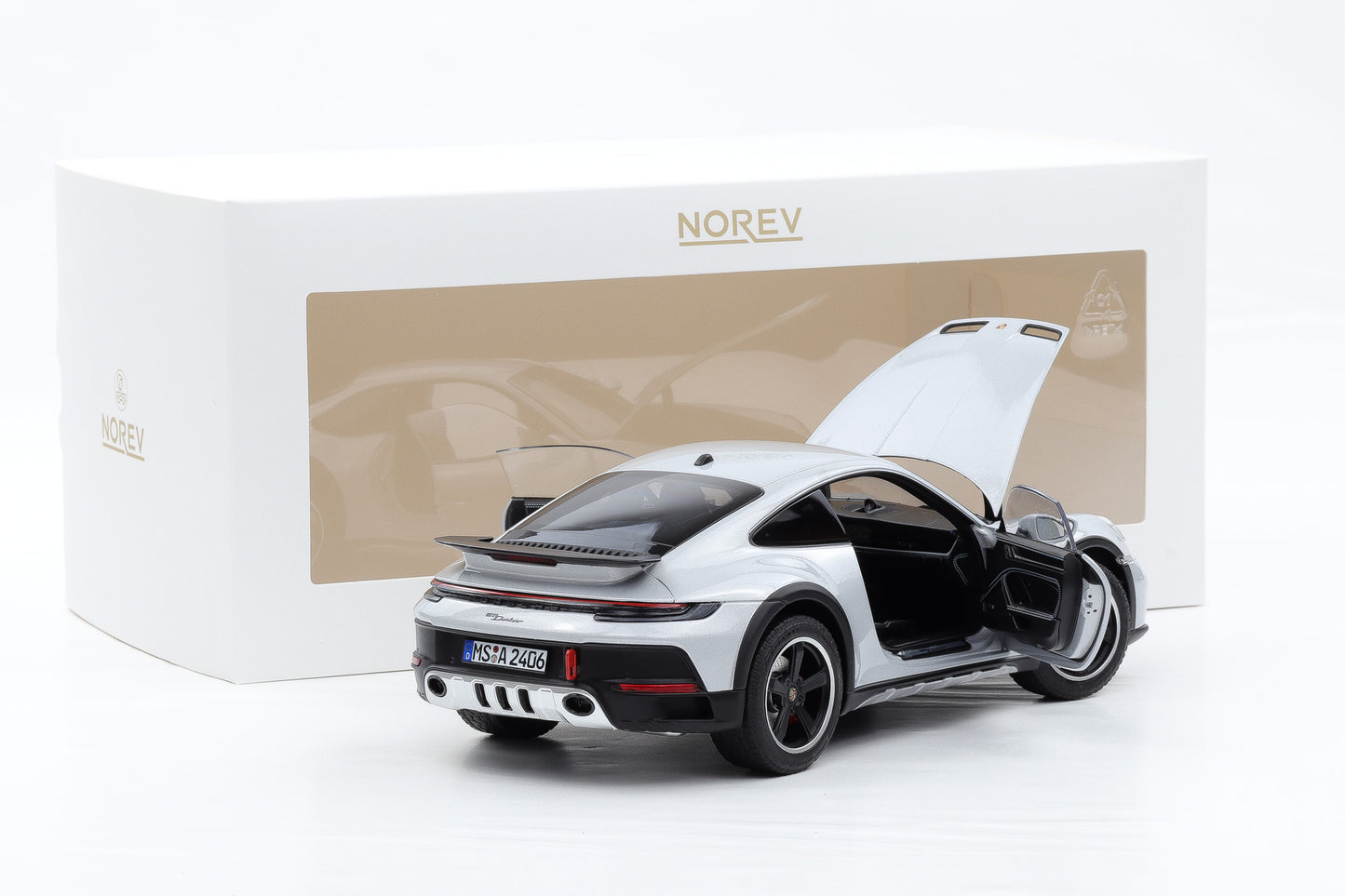 1:18 Norev Porsche 911 Dakar 2023 ice grey metallic 187242