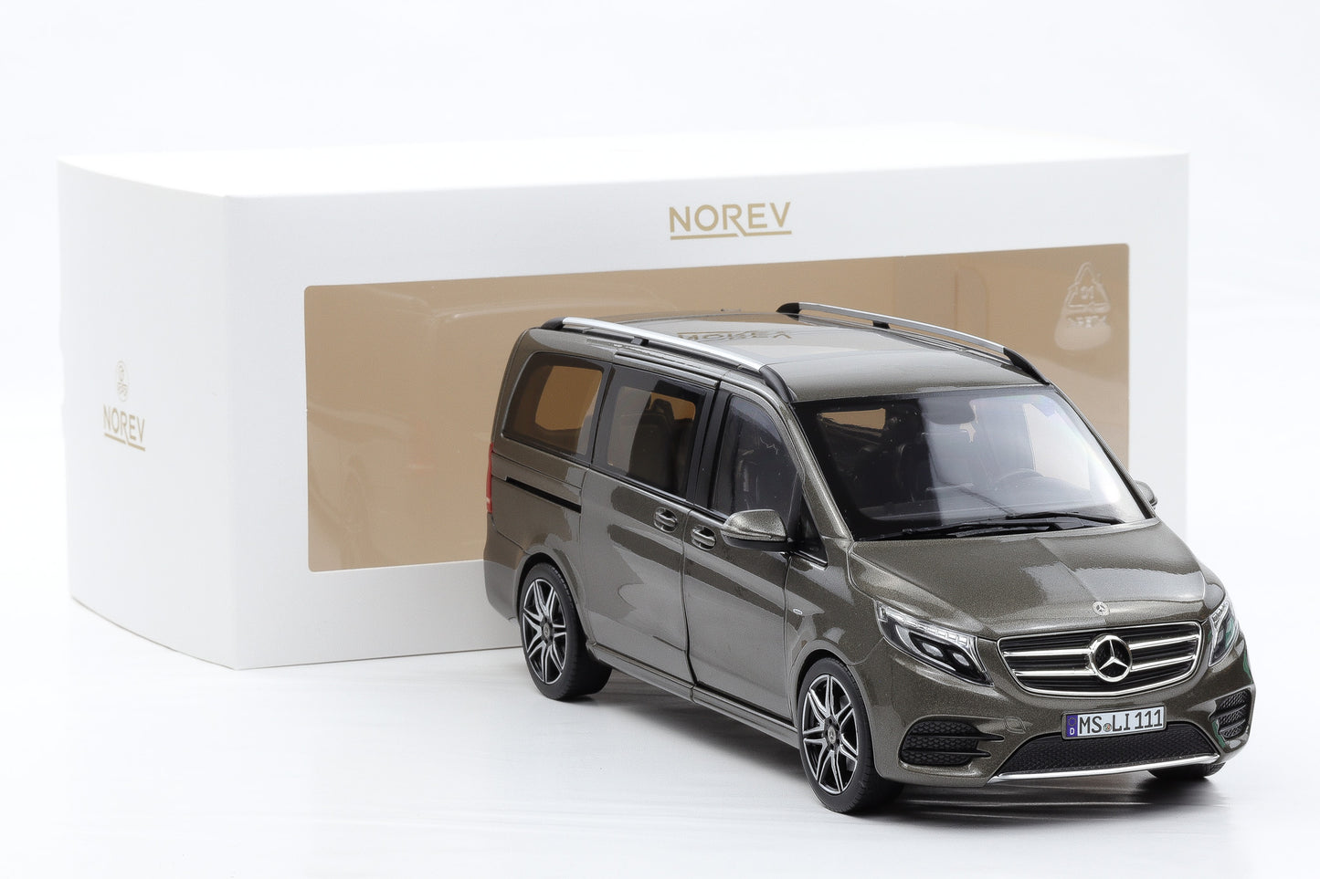 1:18 Norev Mercedes-Benz V-Class AMG-Line VAN iridium grey metallic 2018