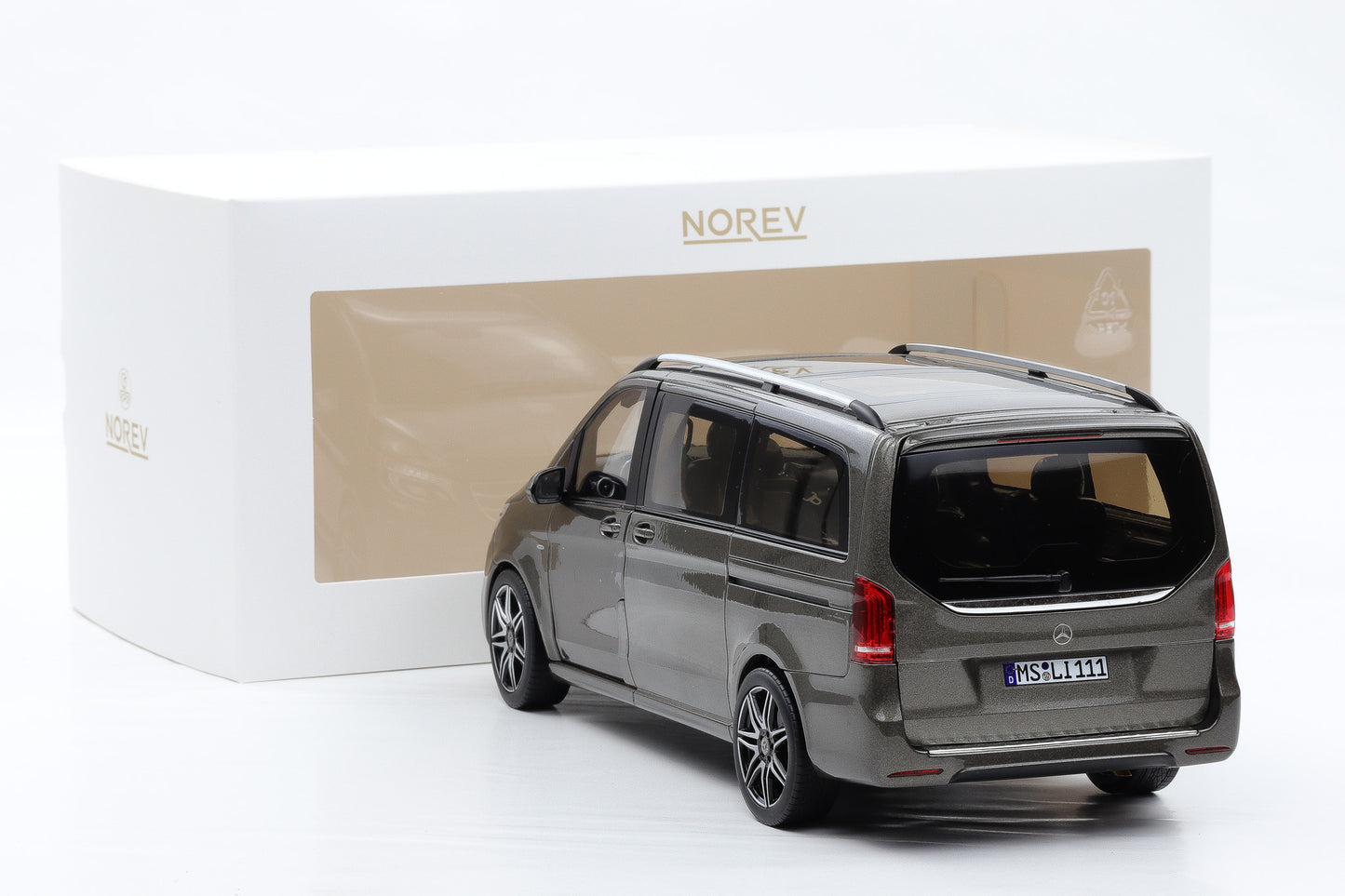 1:18 Norev Mercedes-Benz V-Class AMG-Line VAN iridium grey metallic 2018
