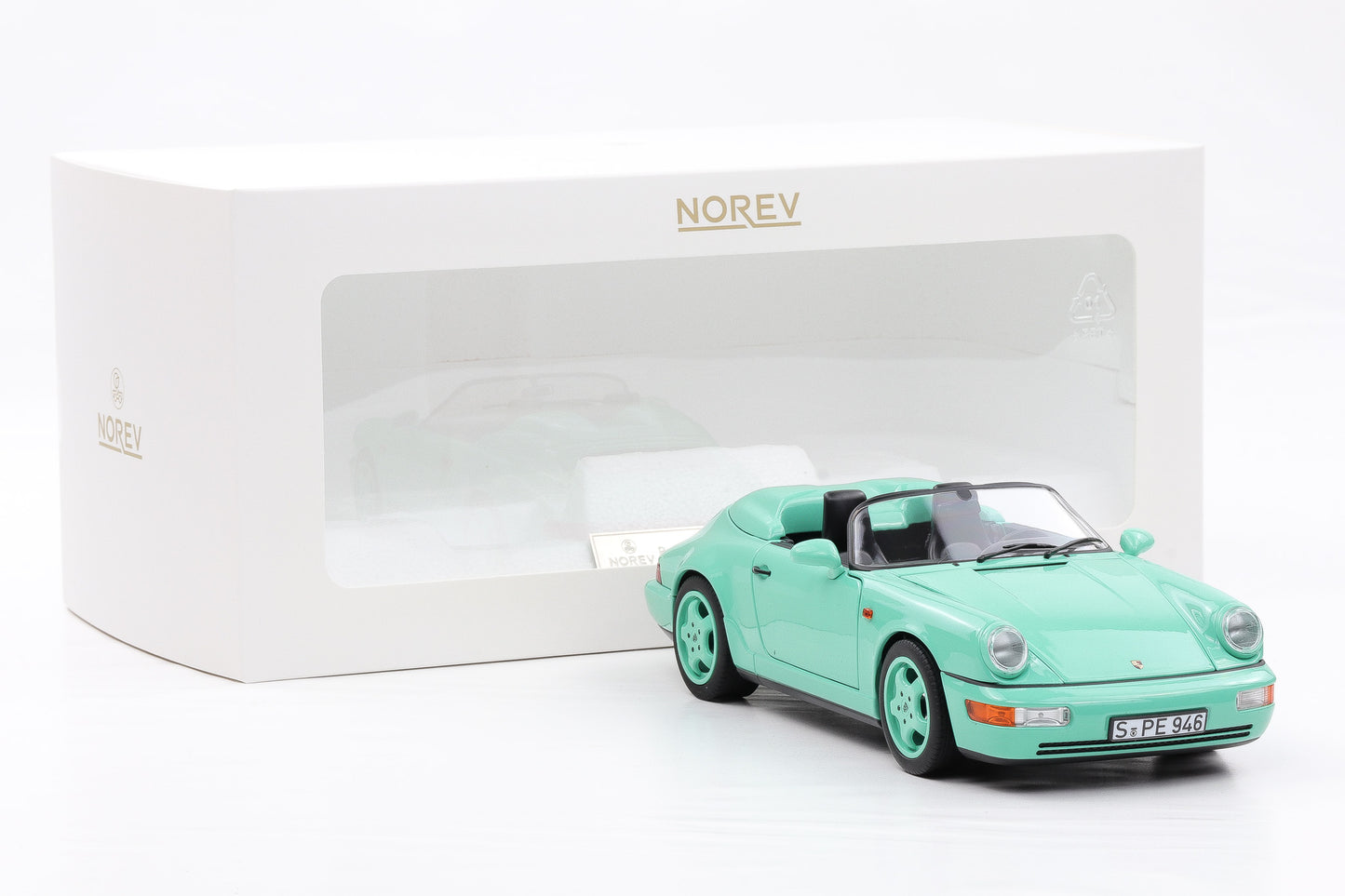1:18 Norev Porsche 911 964 Speedster mint green 187131 limited 200 pcs